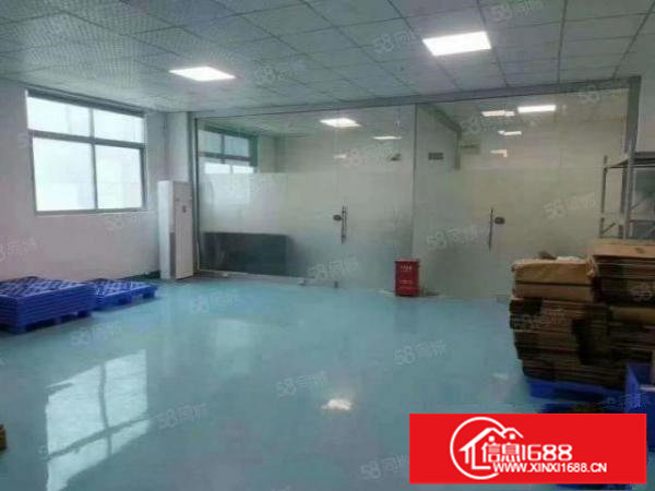 福永沿江高速出口红本厂房楼上2200平精装出租，无转让费