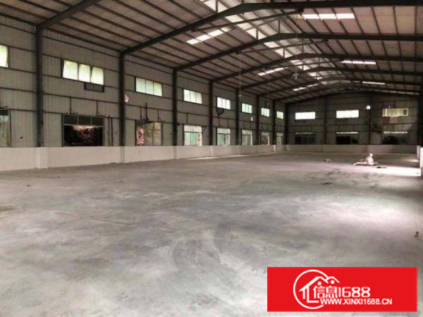 重河750平方钢构铁皮厂房仓库出租滴水高度7米