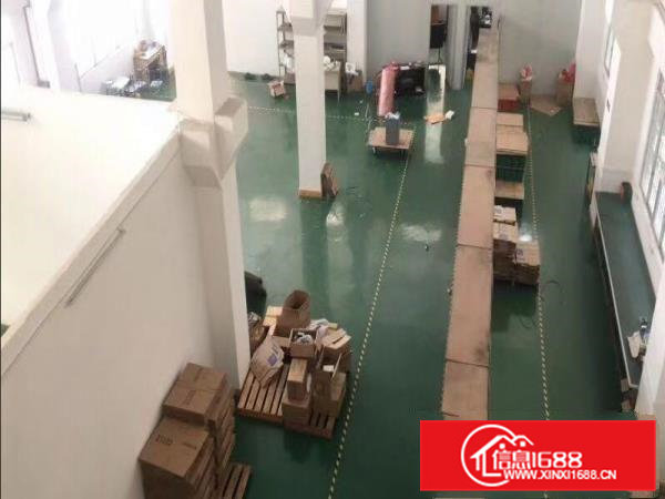 常平新出独栋厂房共二层1400平方，带牛角，地坪漆