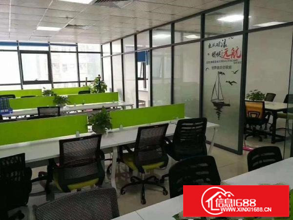 龙华民治出租160平办公室，带全套家私有中央空调，