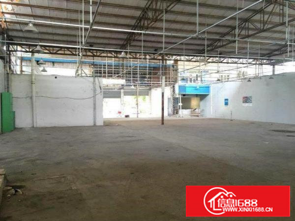 滴水7米，平山精装修800平方米独院钢构厂房招租