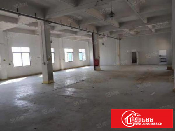 凤岗五联平湖交界处原房东楼上实际面积带装修380平方厂房出租