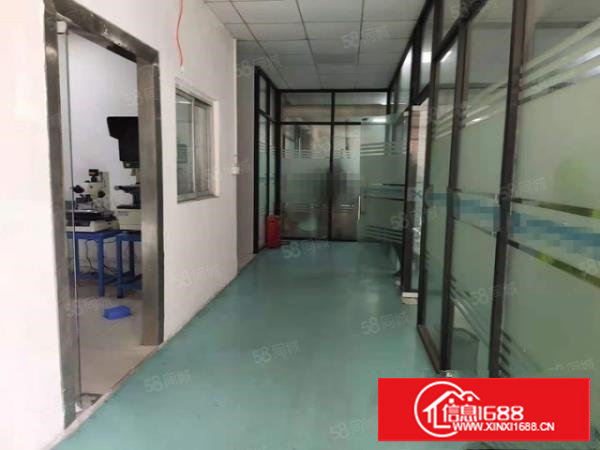 长安沙头新出一楼450平厂房出租水电齐全带装修玻璃办公室