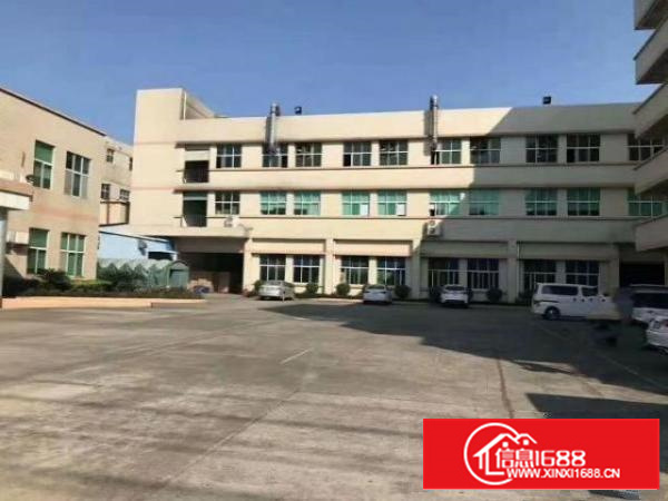 万江石美工业园独院标准厂房楼上2楼2000平方带地坪漆出租