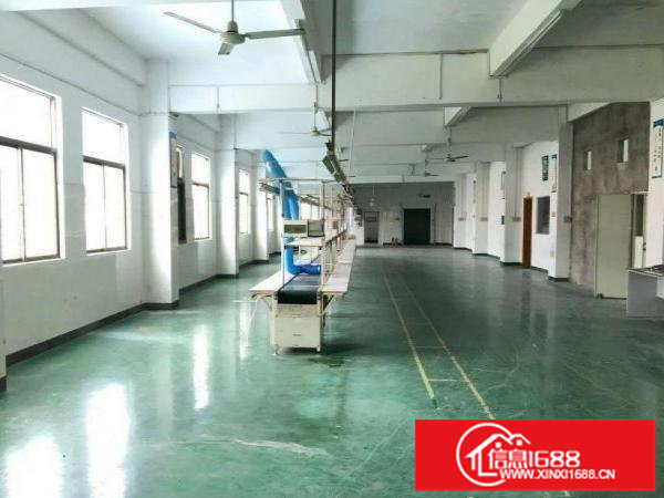 坂田梅观高速3楼厂房900平，可分租，原房东出租