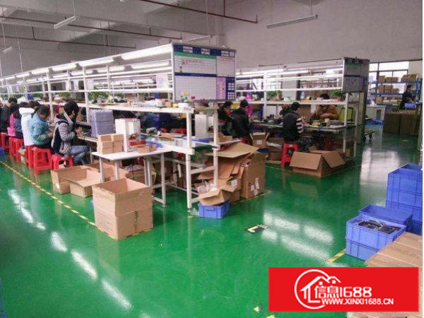 龙岗区浪背楼上1200平精装电子厂房招租