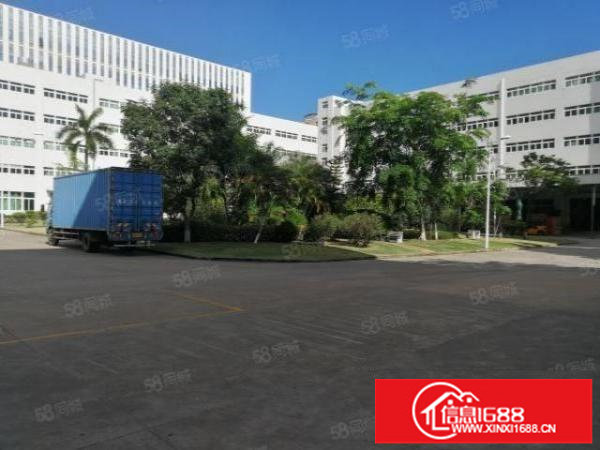 布吉丹竹头原房东厂房整层1800平出租,花园式园区,环境优美