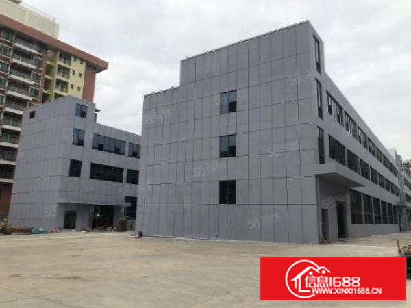 天堂围工业区独栋厂房3层4500平方！可分租！现成办公室装修