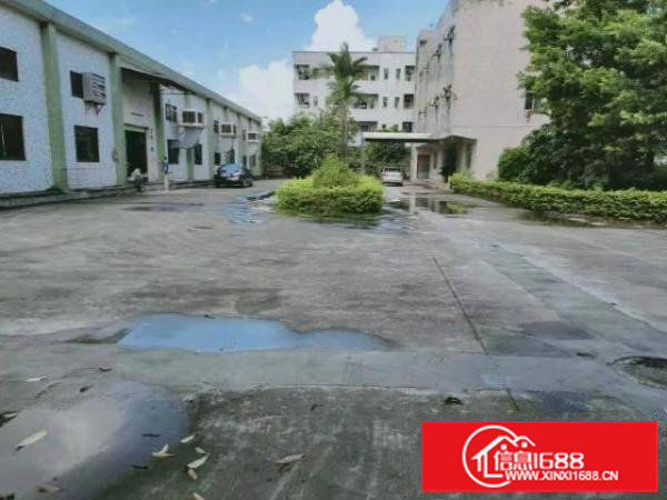 凤岗官井头独院单一层铁皮钢构厂房出租4600平空地大