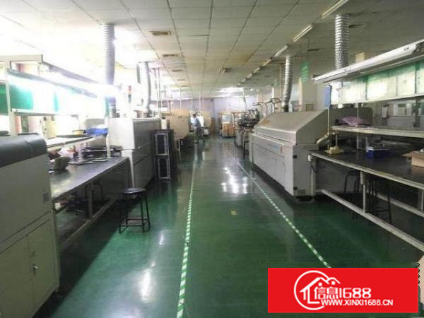 凤岗浸校塘电子厂房出租1700平水电齐全带装修