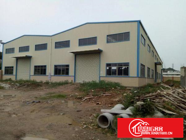 仲恺沥林原房东3500平米全新8米高钢构厂房出租