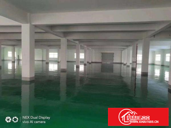 带注塑环评行车全新地坪漆清溪一二楼各1800平厂房出租