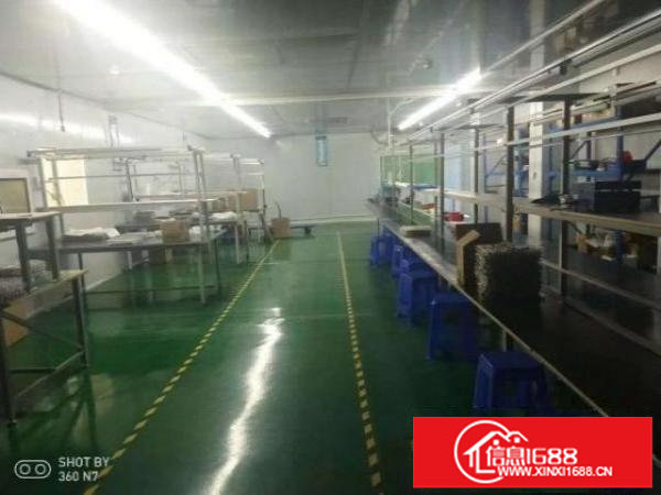 福永塘尾楼上350平精装无尘车间厂房出租