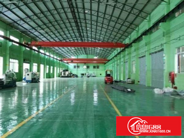 大良五沙产业工业园单一层滴水10米红本厂房出租现成十吨航车