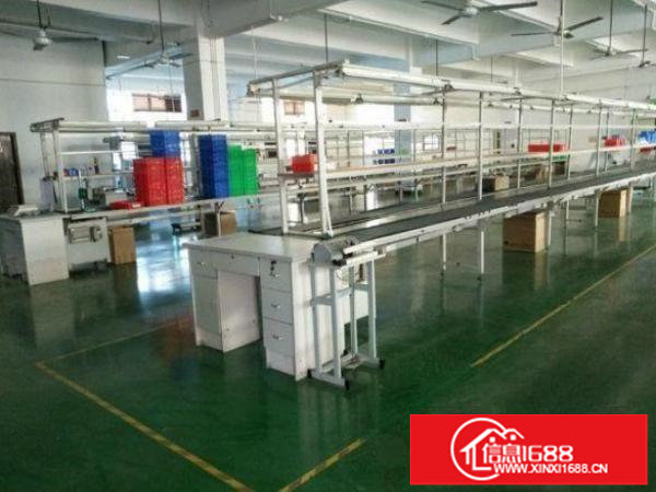 出租坪山新区坪山围厂房楼上1000带精装修，园区环境非常好