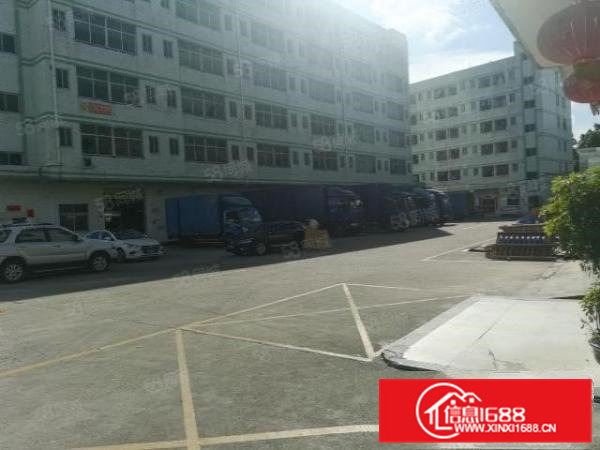 凤岗华兴工业园新出一楼900平超大空地带牛角厂房出租可分租