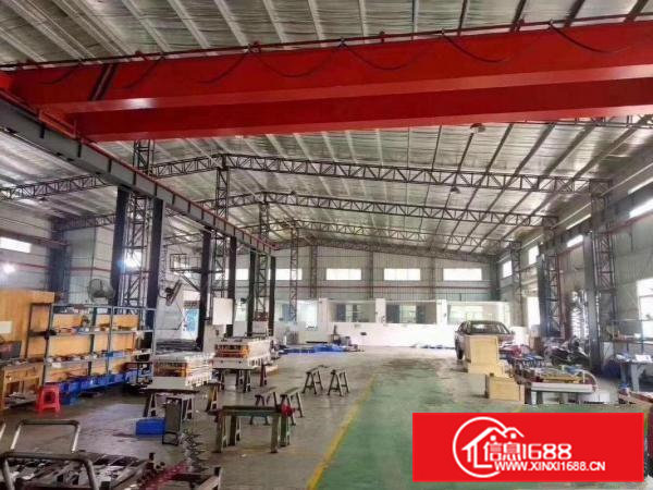 清溪三中单一层滴水8米高钢构厂房1200平招租带现成航车