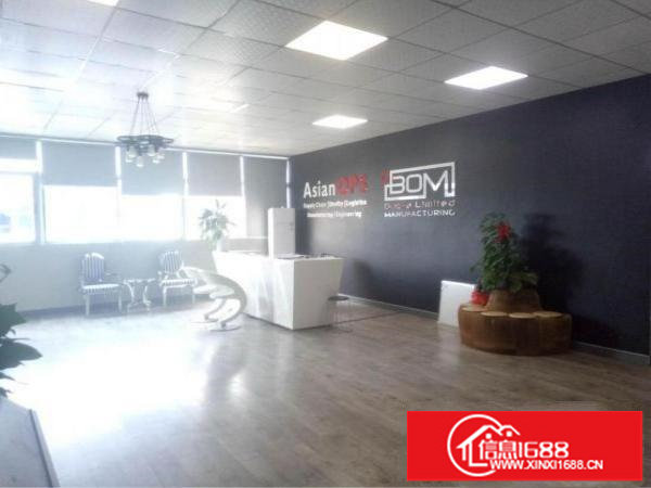 龙岗南联楼上1200带精装修厂房出租