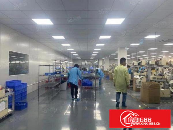 清溪罗马高速路口旁新出无尘车间2300平方，现成办公室装修