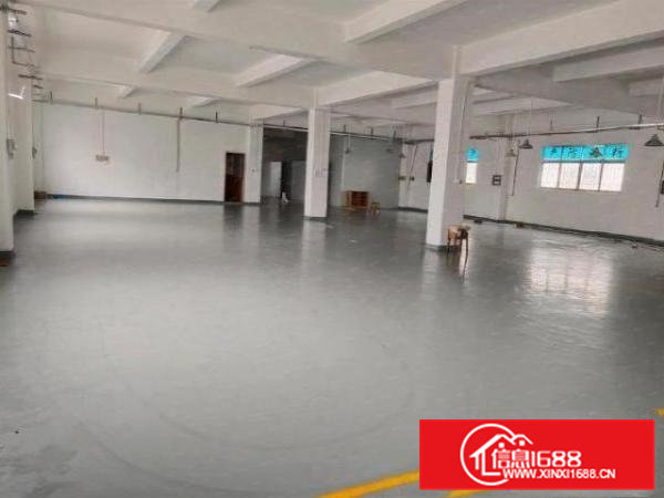 黄江长龙社区二楼800平精装修厂房出租，水电齐全