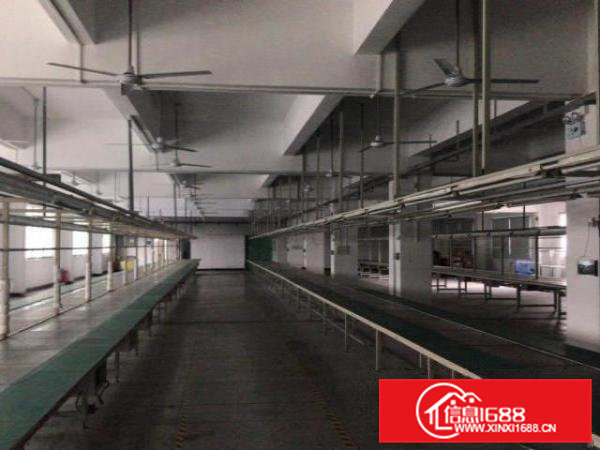 横沥镇三江工业区楼上1500平方带装修厂房出租