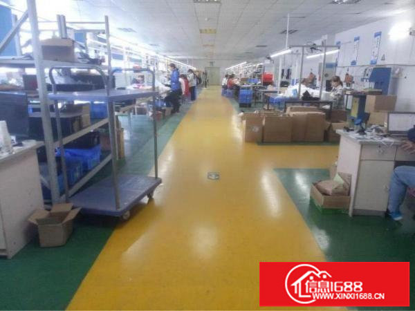 龙岗南联楼上1200带精装修厂房出租