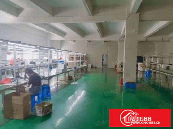 凤岗带流水线台地坪漆办公室厂房拎包入住出租1000平米