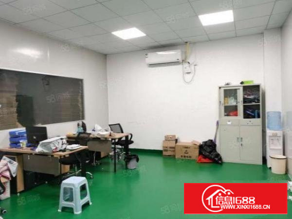 石岩塘头工业园新出楼上900平精装修厂房全吊顶地坪漆价格好谈