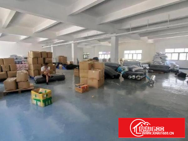 新桥107国道边一楼800平厂房出租全新地坪漆