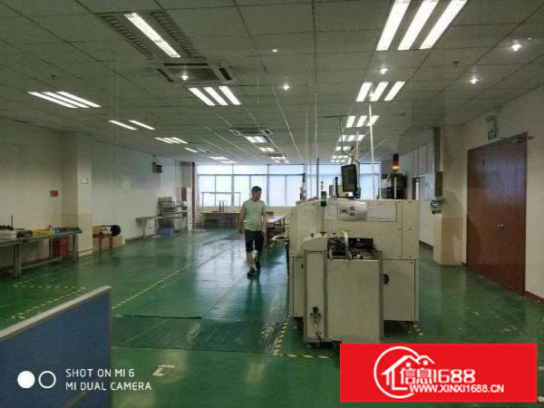 龙岗爱联地铁站旁独院厂房出租3000平有装修地坪漆可分租