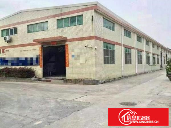 常平镇单一层钢构1500平滴水8米，带5吨现成行车底价出租