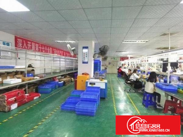 大岭山下高田村楼上带装修800平厂房出租