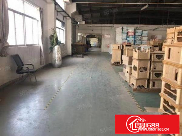 大岭山镇新塘工业园全新地坪漆2楼3960平方厂房出租可分租