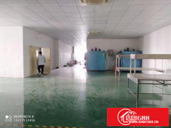 松岗沙浦工业区680平厂房出租，精装修，水电齐全