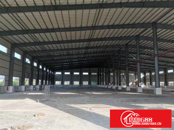 月塘全新单一层钢构500平方厂房带牛角可装航吊