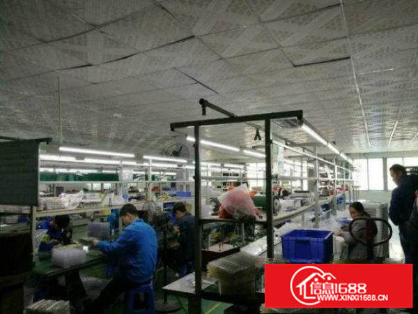 出租坪山新区坑梓三楼整层带装修1500平厂房