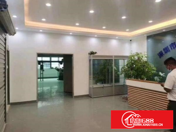 沙井后亭地铁口边上新出楼上1200平豪华装修厂房