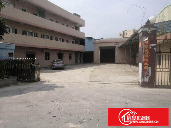 一手房东）大朗新出单一层独院厂房2600平，高7.5米空地大