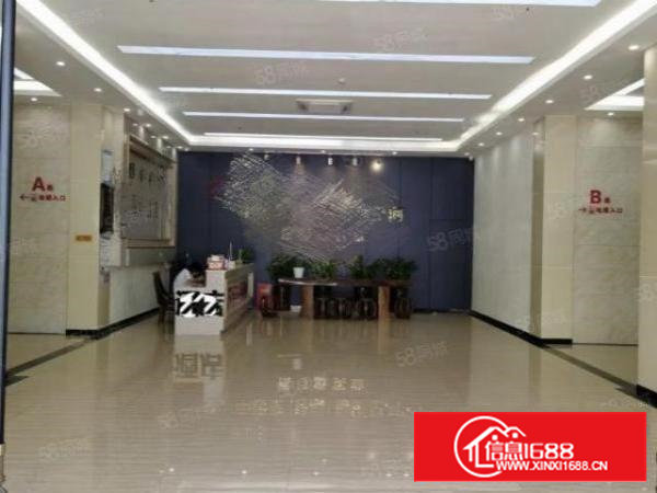 实拍沙井和一会展附近楼上103平精装修写字楼厂房仓库出租