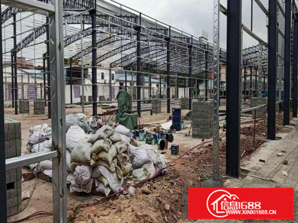 新出钢结构8米高全新5月全部交房，总面际8800平方