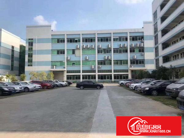 大岭山新出工业园单层1000平方厂房，有全新地坪漆