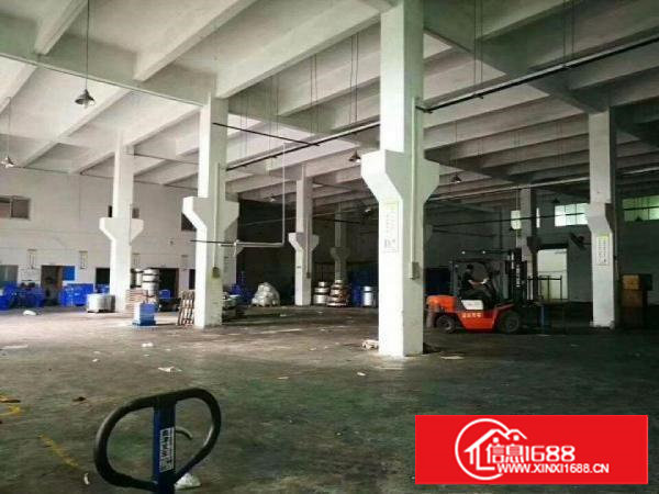 塘厦诸佛岭标准厂房1楼1200平方出租，层高6.5米，带牛角