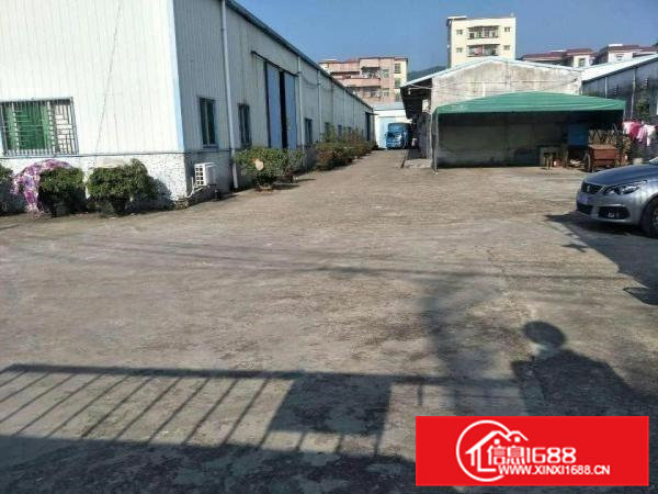 常平靠横沥独院钢构厂房1200平米出租，空地大