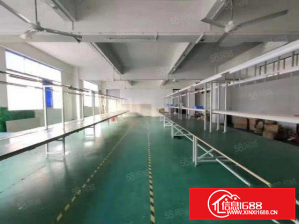 龙岗镇爱联嶂背工业区厂房三楼780m2现成车间水电及办公室