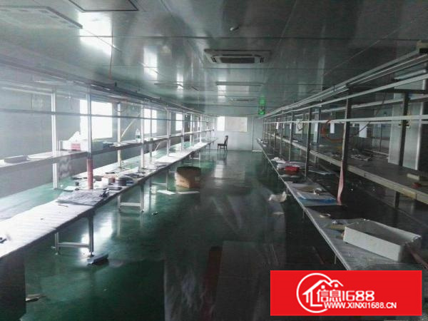 出租惠阳新墟二楼1480平方带吊顶地坪漆办公水电