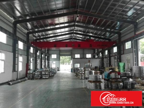 8米高重型厂房一楼750平米业主出租（带五吨航车）