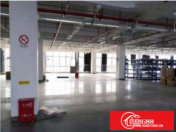 坂田天虹附近楼上原房东1300平精装修厂房（大小分租）