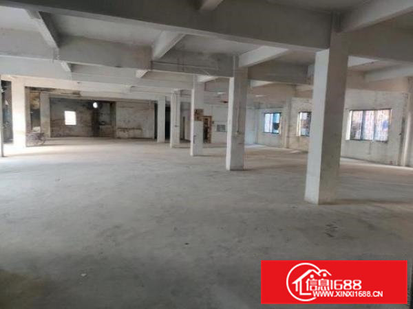 二楼厂房，阳光充足，两侧楼梯，有一个露天卸货平台