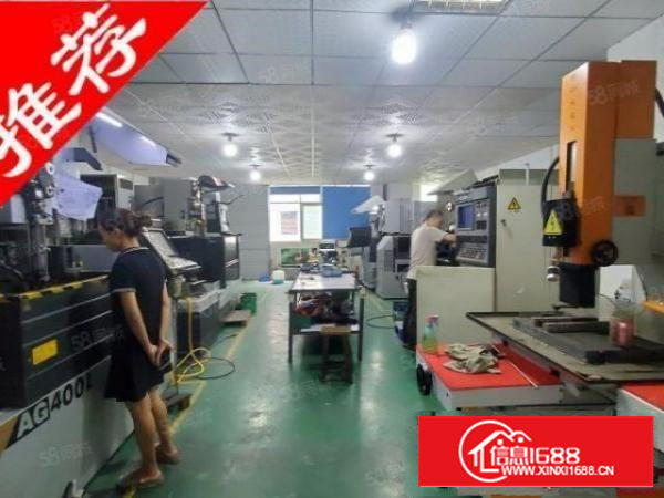 房源真实沙井新二楼上350平带装修厂房出租水电齐全