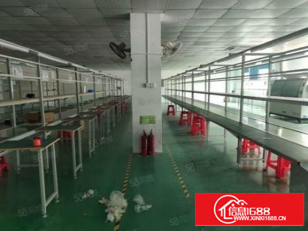 凤岗碧湖大道附近新空原房东3楼上精装修730平方厂房出租